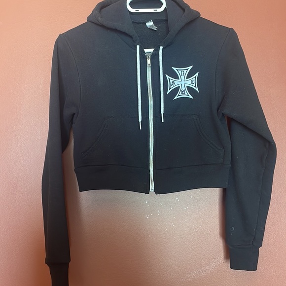 Show Class magazine cropped hoodie S - Picture 2 of 3